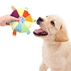 Small dog outdoor soft plush frisbee for gentle catching during outdoor play sessions, perfect B2C pet toy.